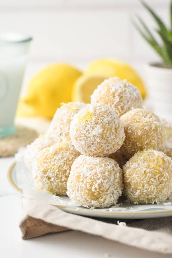 Lemon Energy Balls G Protein The Conscious Plant Kitchen