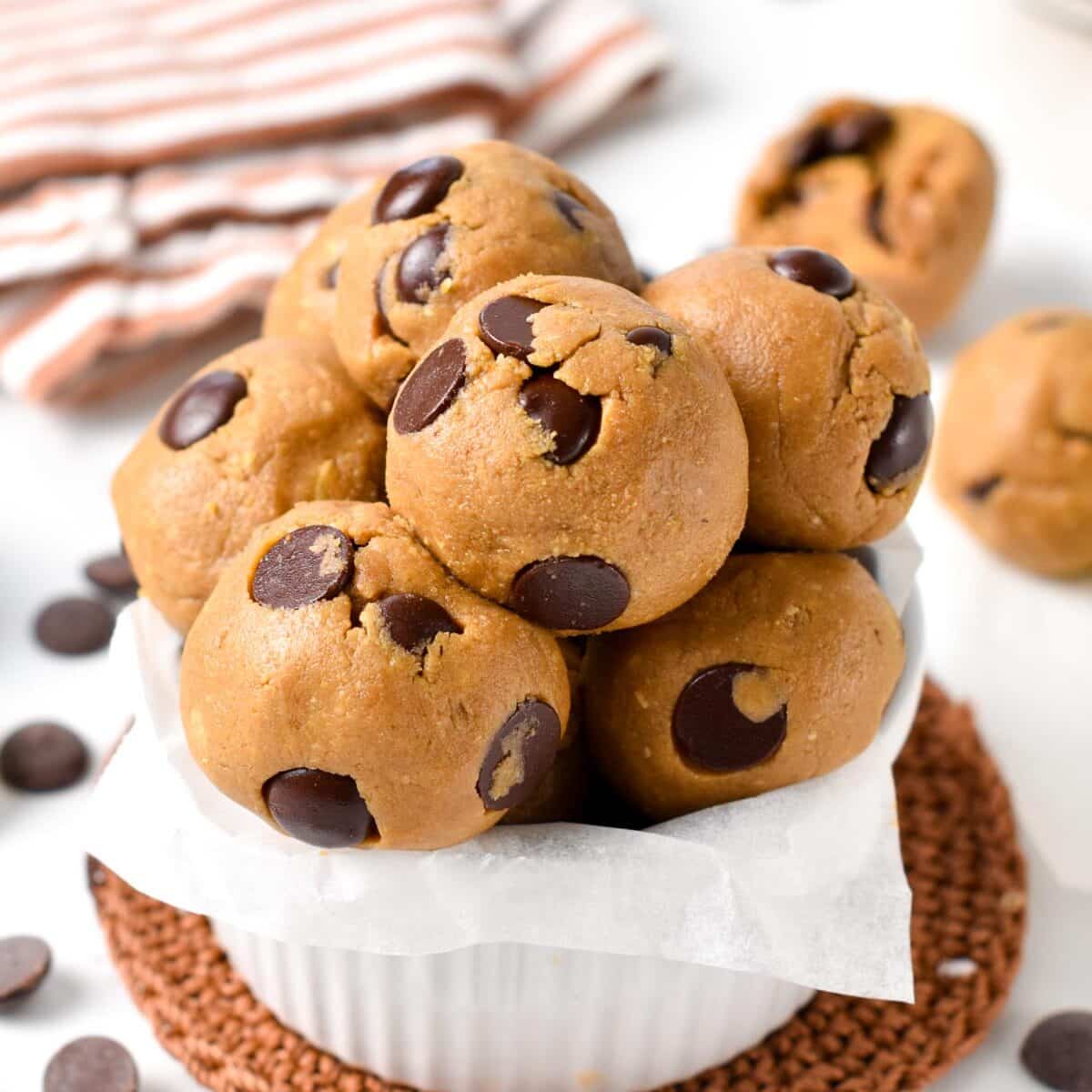 Cookie Dough Protein Balls The Conscious Plant Kitchen