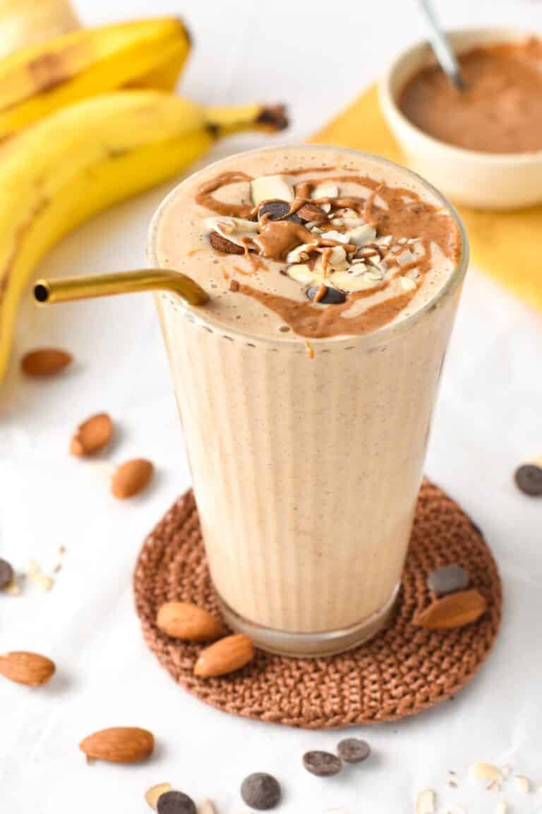 Banana Almond Butter Smoothie The Conscious Plant Kitchen