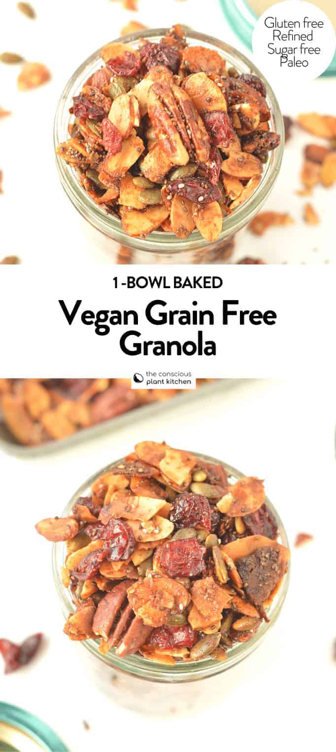 Grain-Free Granola Recipe - The Conscious Plant Kitchen