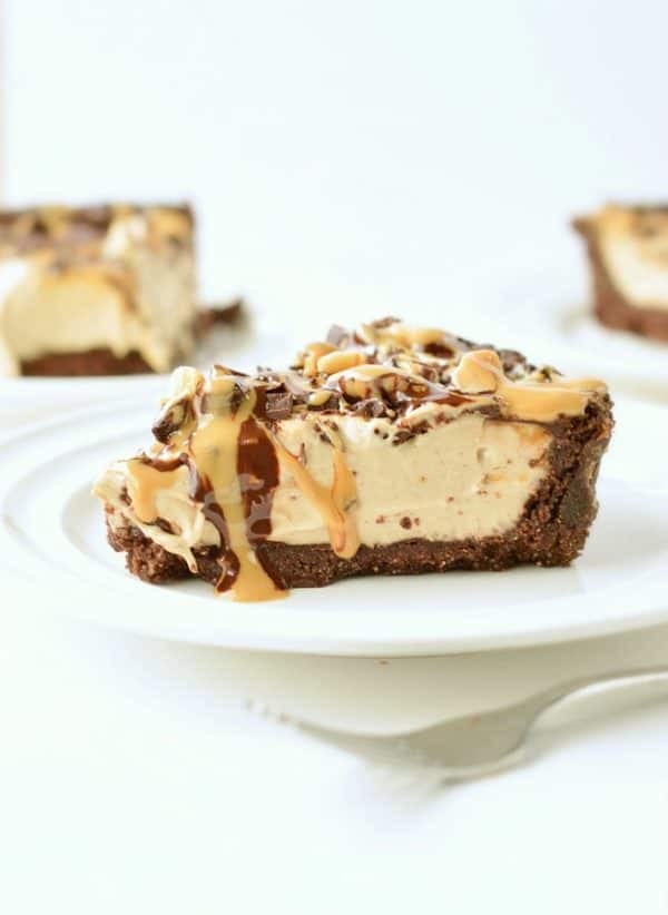 Vegan No-Bake Peanut Butter Pie - The Conscious Plant Kitchen