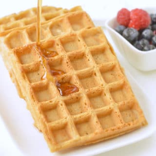 Vegan Waffles Easy Fluffy The Conscious Plant Kitchen Tcpk