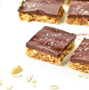 No-Bake Oatmeal Bars (Healthy) - The Conscious Plant Kitchen