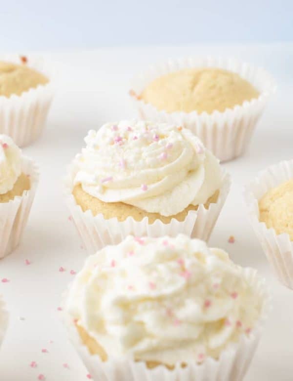 Vegan Vanilla Cupcakes - The Conscious Plant Kitchen