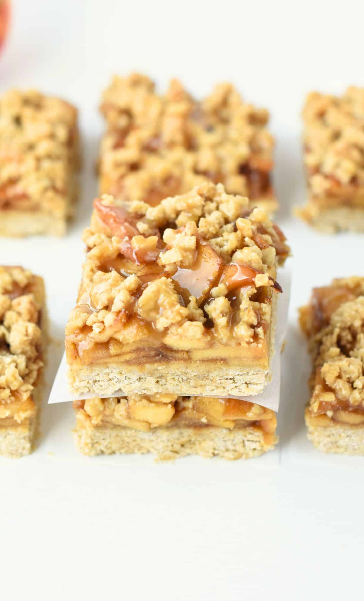 Vegan Apple Oatmeal Bars