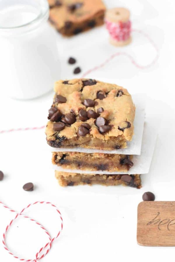 Chickpea Blondies Recipe - The Conscious Plant Kitchen