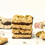 Stacked Healthy No-Bake Flapjacks