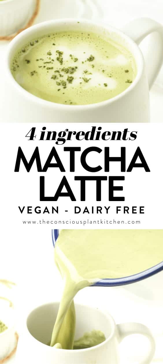 Vegan Matcha Latte - Holy Cow Vegan