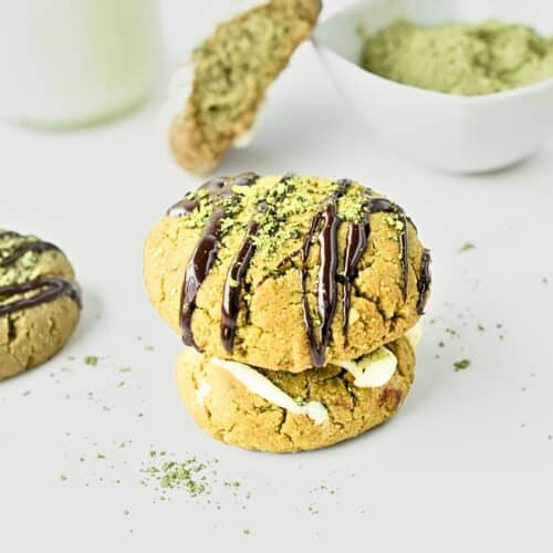 Almond Flour Matcha Cookies (Vegan, Gluten-Free)