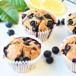 Buckwheat Blueberry Muffins