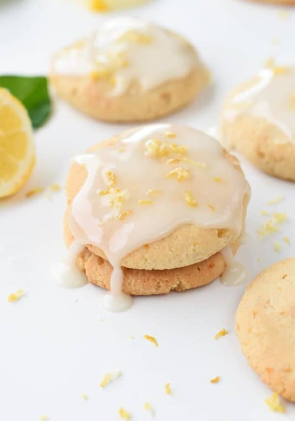 Gluten-Free Soft Almond Flour Lemon Cookies - The Conscious Plant Kitchen