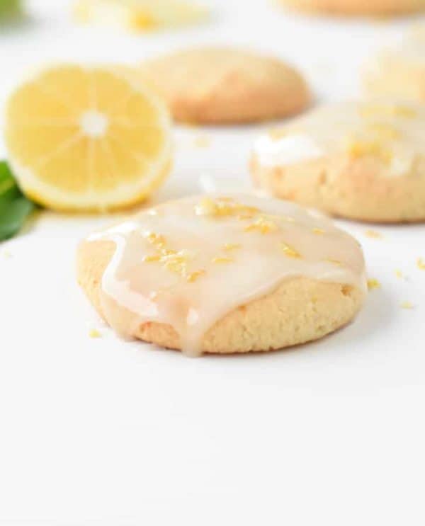 Gluten-free Soft Almond Flour Lemon Cookies - The Conscious Plant Kitchen