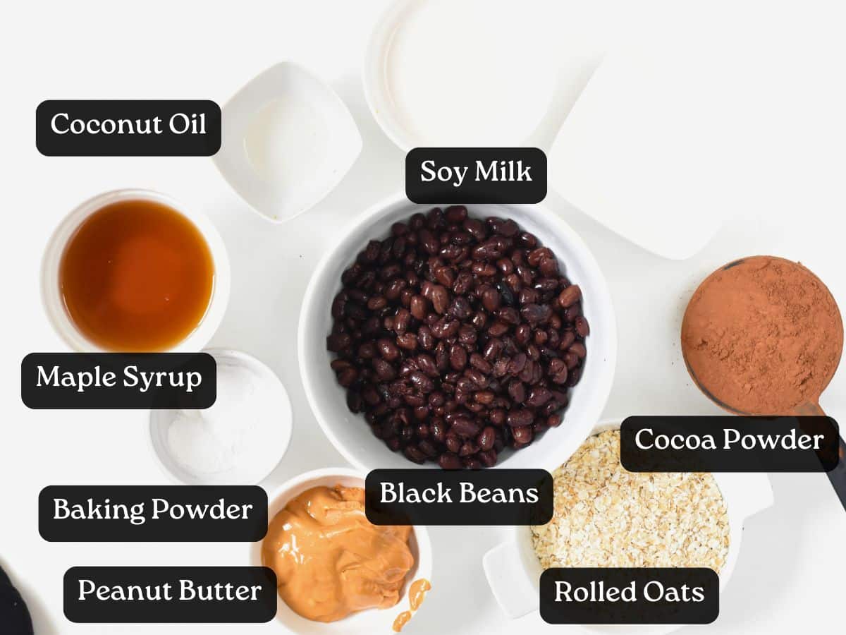 Ingredients for Black Bean
Muffins