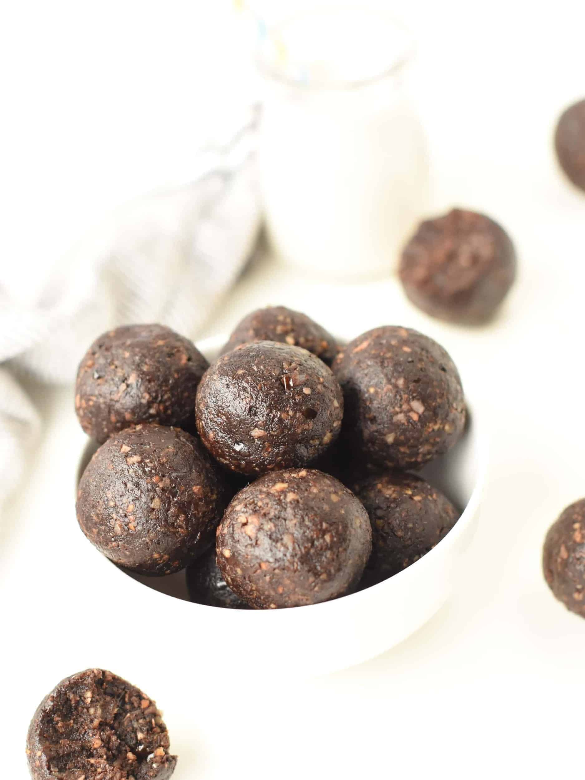 Vegan Brownie Bites No Bake The Conscious Plant Kitchen Tcpk 5163