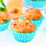 Vegan Peach Muffins