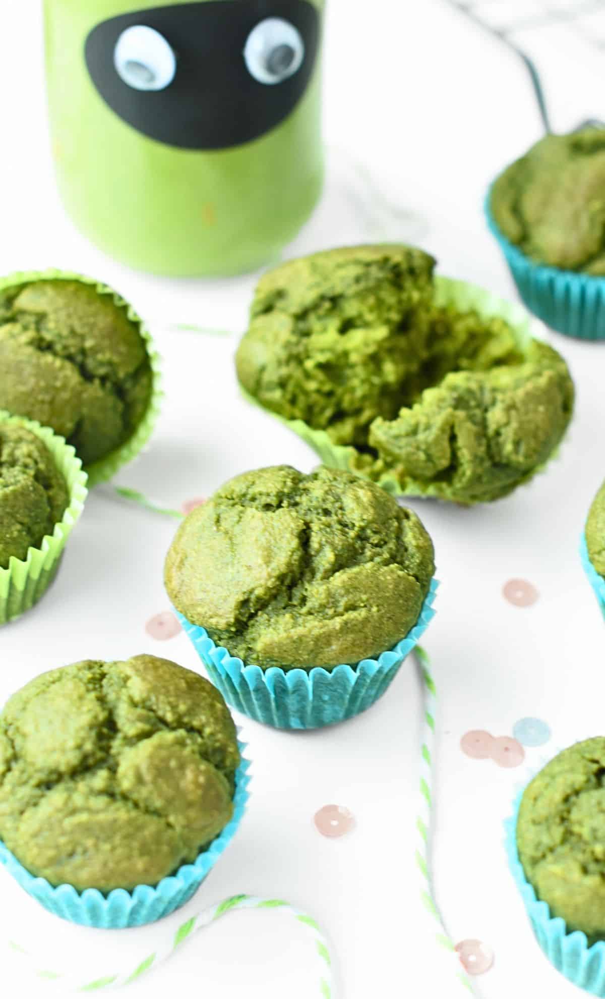 Vegan Spinach Muffins