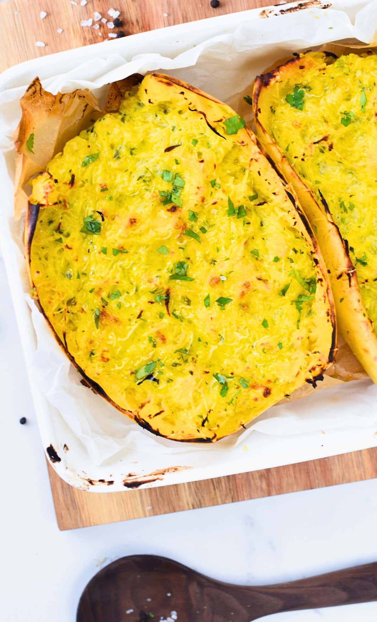 Vegan Spaghetti Squash Alfredo