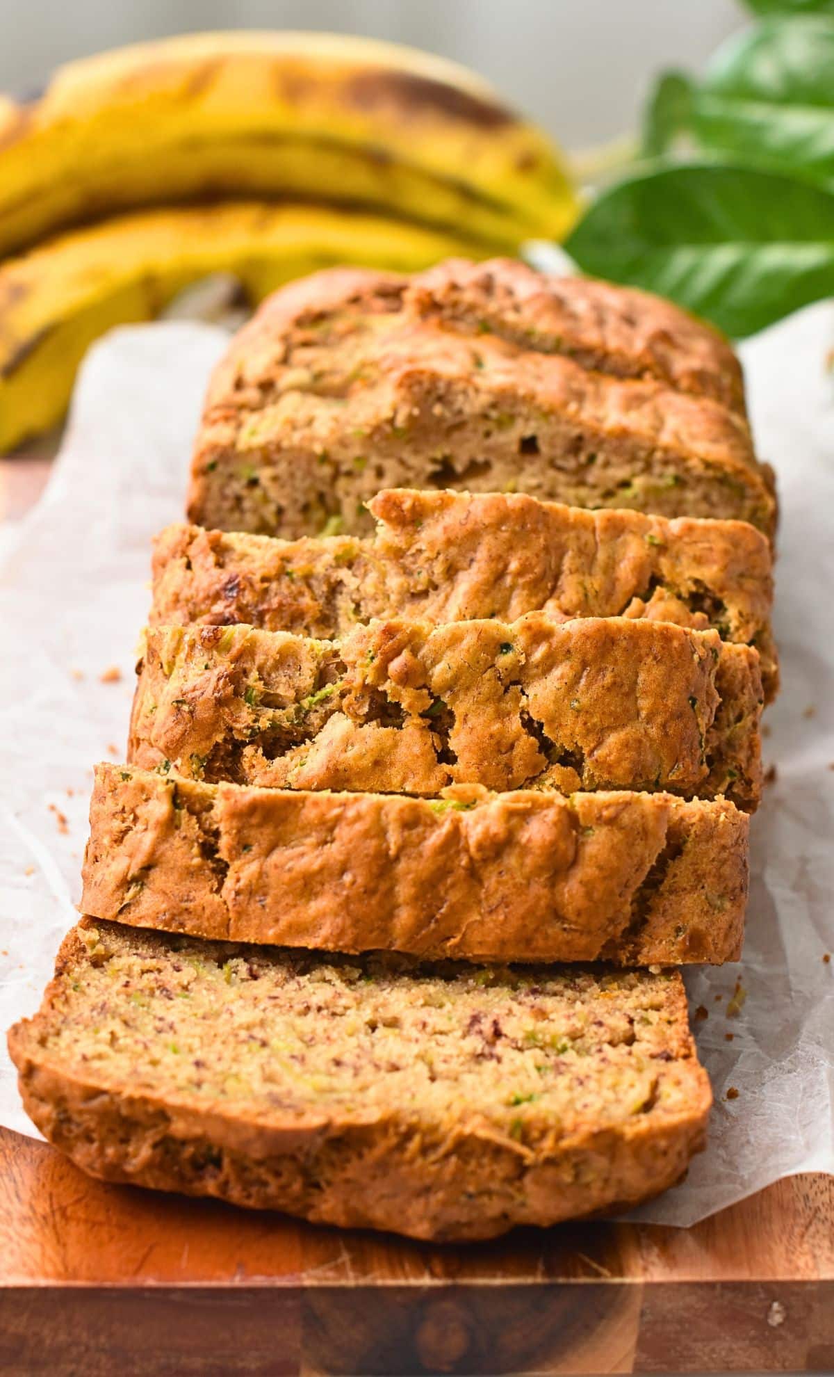 Healthy Banana Zucchini Bread