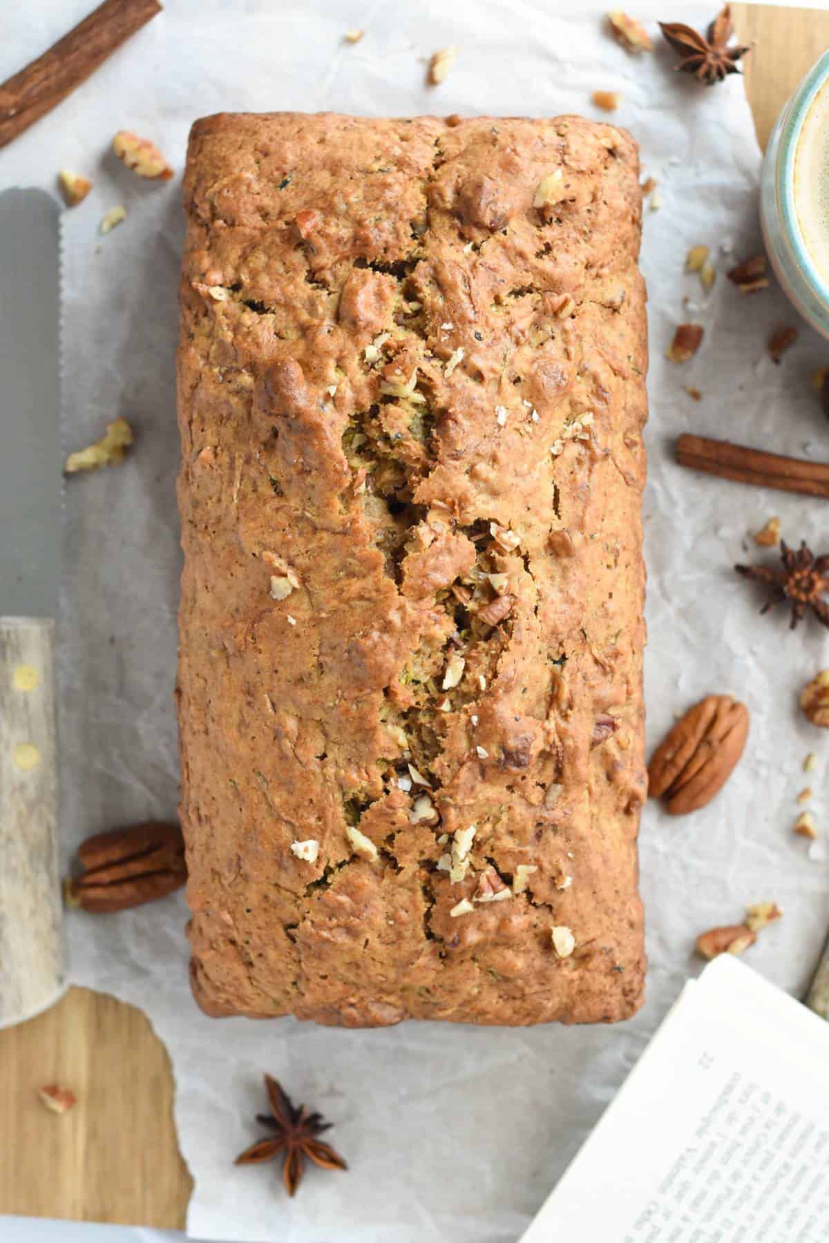 Vegan Zucchini Bread - The Conscious Plant Kitchen - TCPK