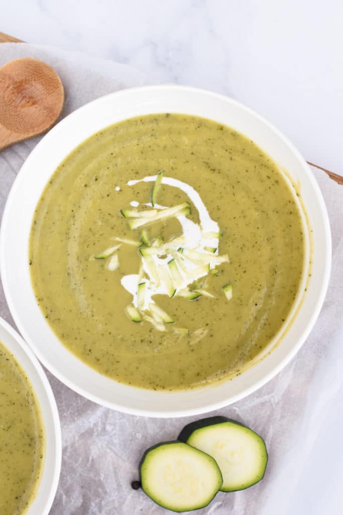 Zucchini Potato Soup Dairy Free Vegan The Conscious Plant Kitchen