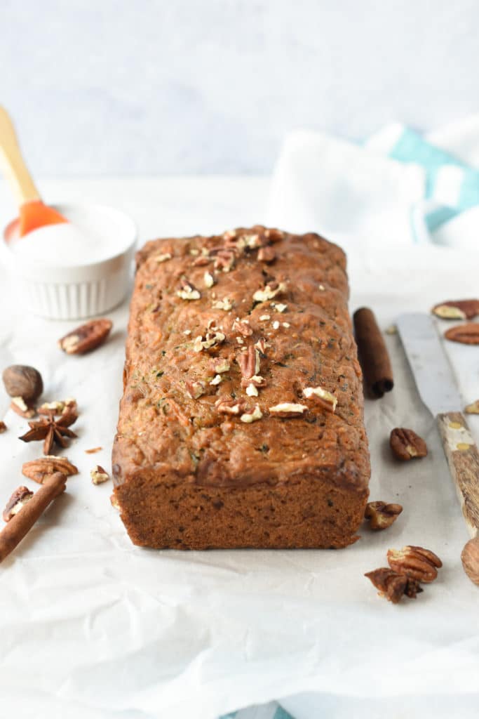 Healthy Zucchini Carrot Bread (No Eggs, No Dairy) - The Conscious Plant ...