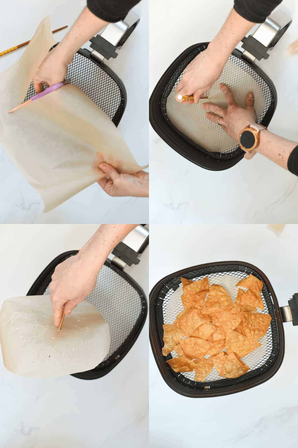 Is using parchment paper worth it? I used it for the first time today and i  still have to clean the basket of the air fryer : r/airfryer