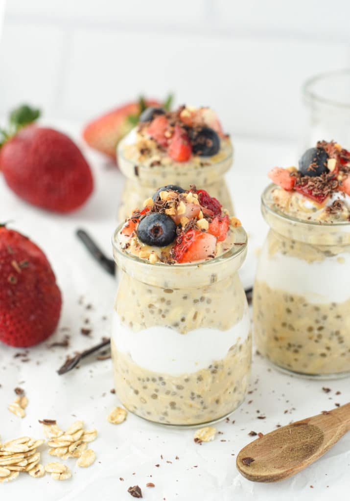 Vanilla Overnight Oats with 15g Protein! - The Conscious Plant Kitchen