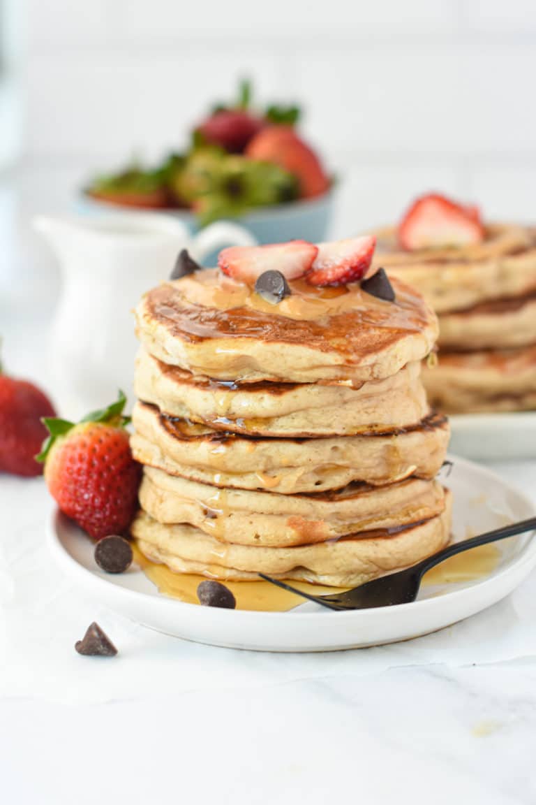 Vegan Protein Pancakes (6g Protein) - The Conscious Plant Kitchen