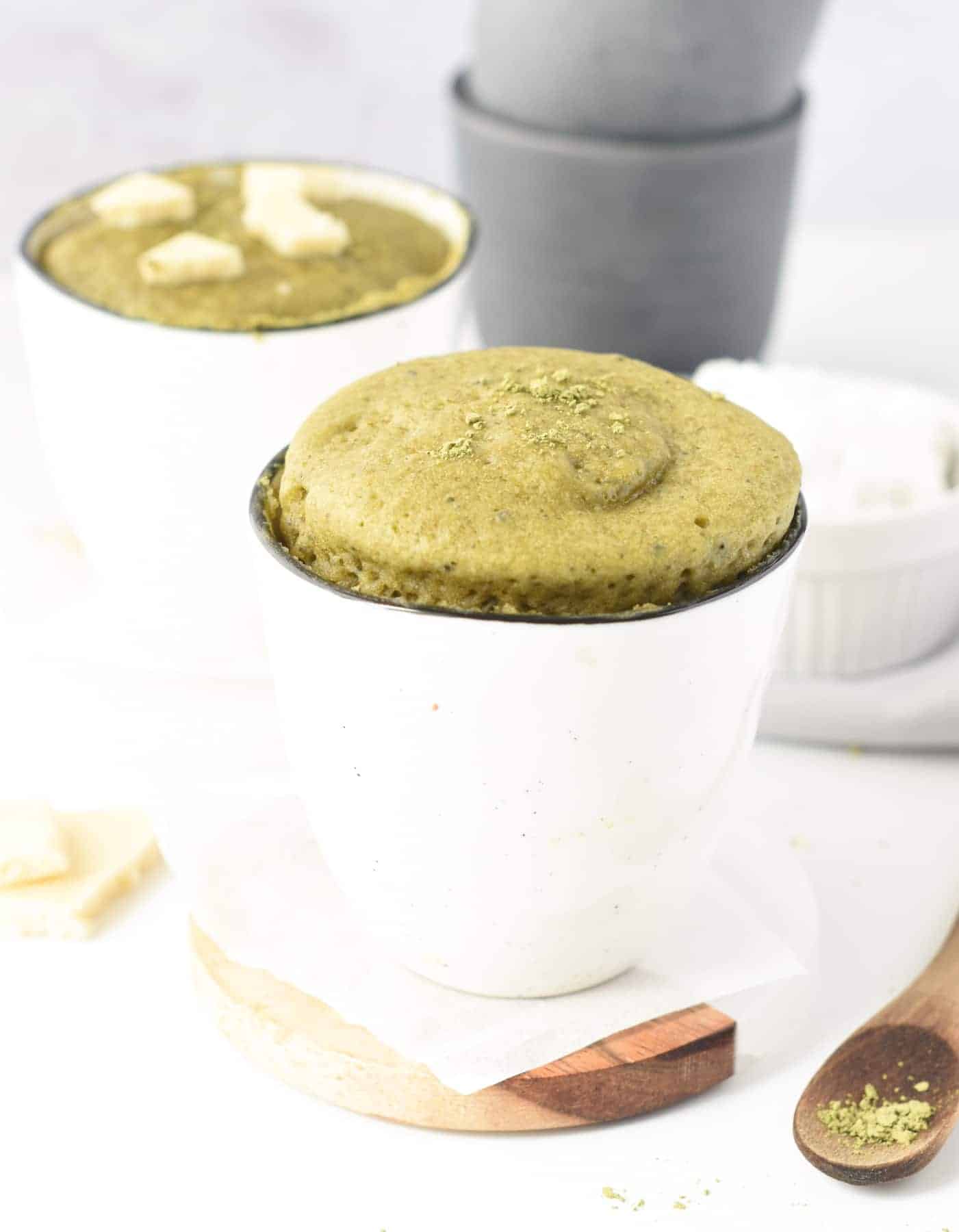Matcha Mug Cake - Vanilla Bean Cuisine