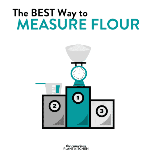 How To Measure Flour - The Conscious Plant Kitchen