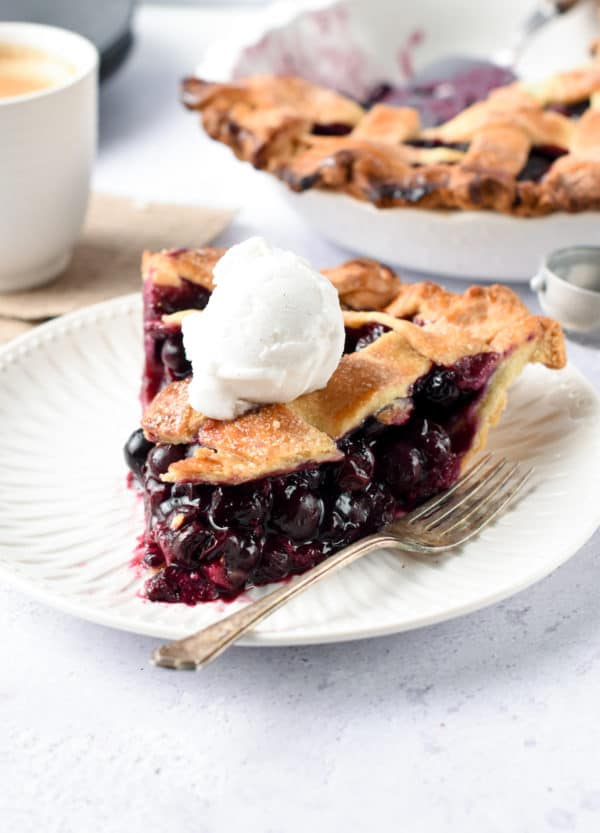 Vegan Blueberry Pie - The Conscious Plant Kitchen