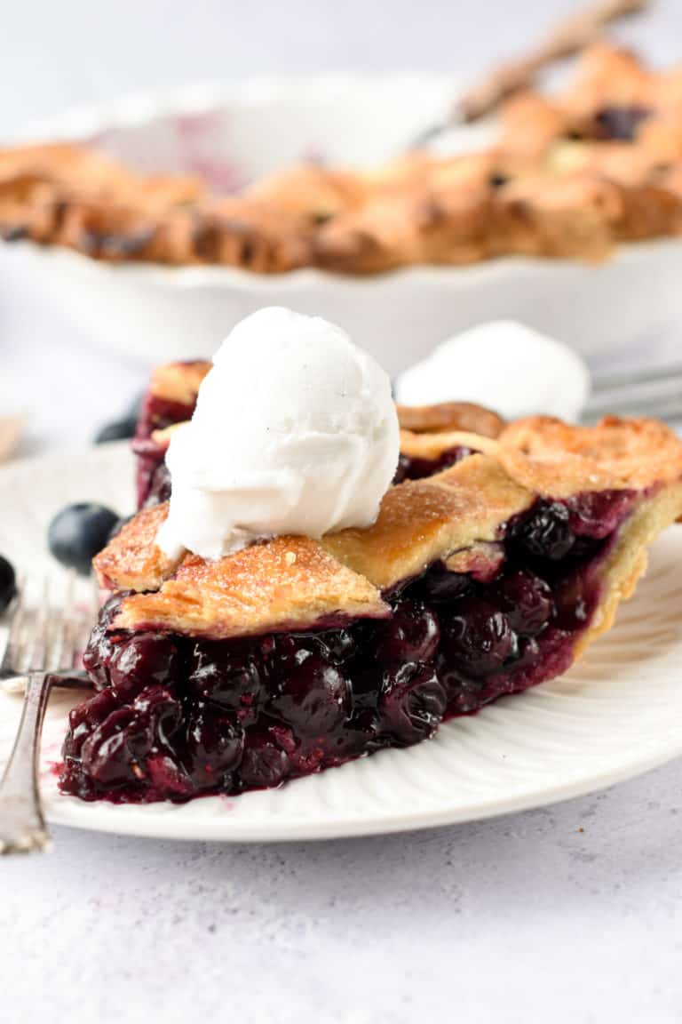 Vegan Blueberry Pie - The Conscious Plant Kitchen