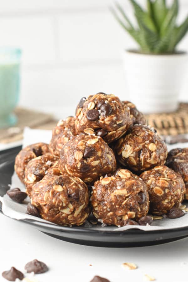 Almond Butter Energy Balls - The Conscious Plant Kitchen