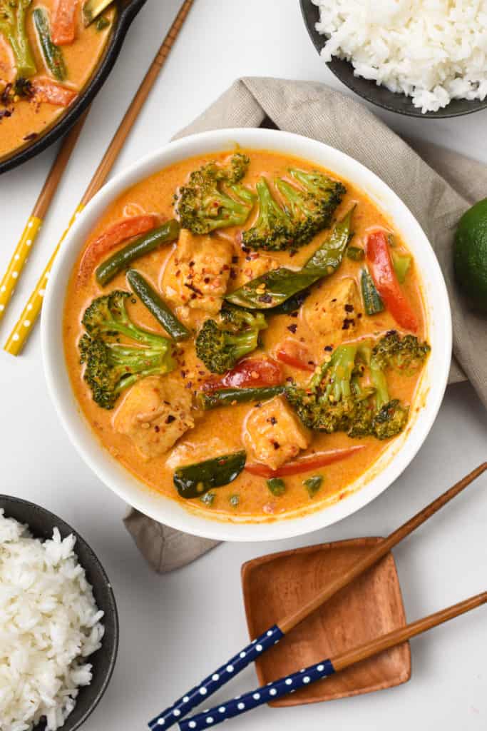 Tofu Red Curry (Vegan) - The Conscious Plant Kitchen - TCPK