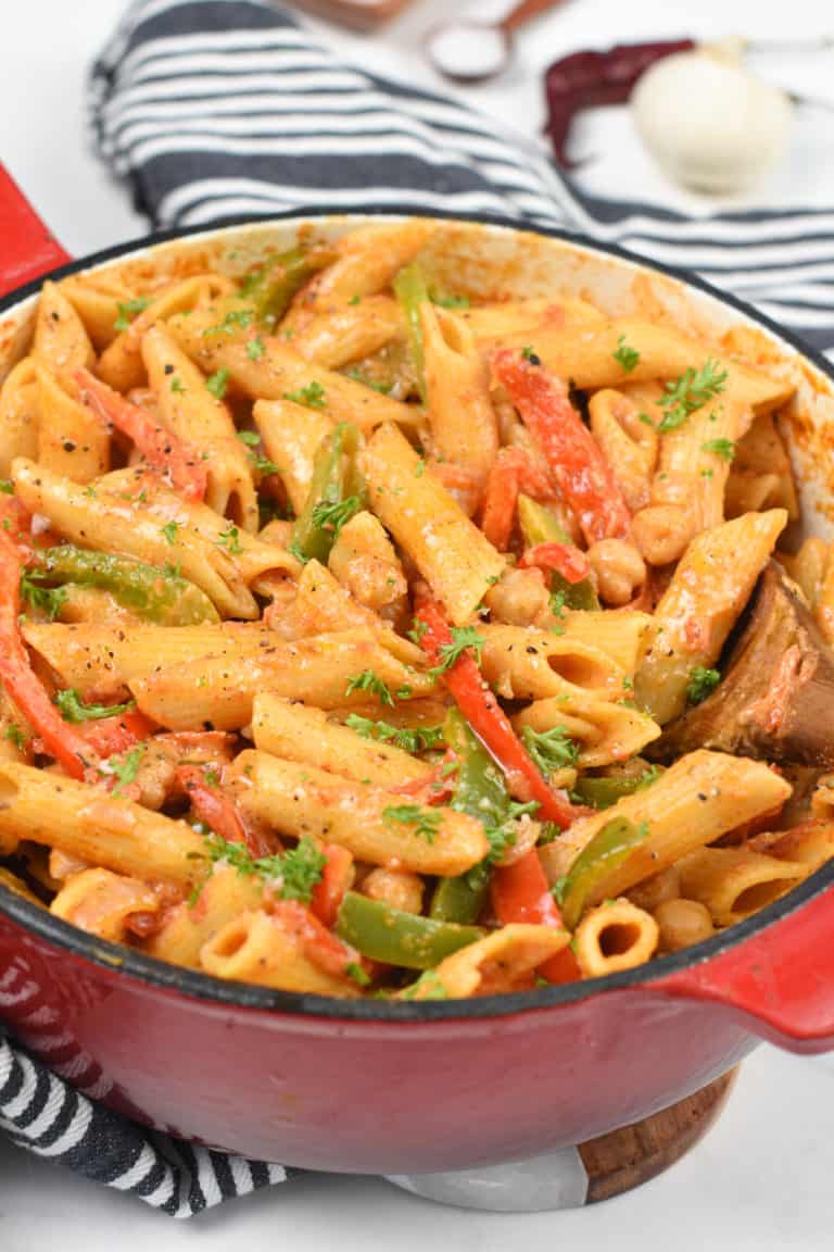 Vegan Cajun Pasta - The Conscious Plant Kitchen