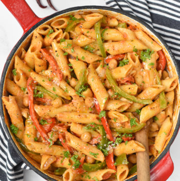 Vegan Cajun Pasta - The Conscious Plant Kitchen