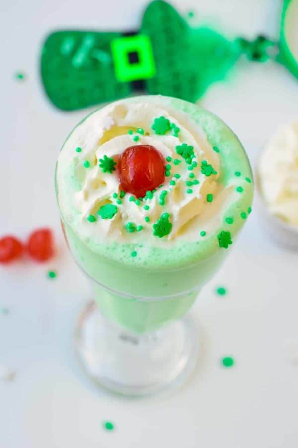 Healthy Vegan Shamrock Shake Recipe - The Conscious Plant Kitchen