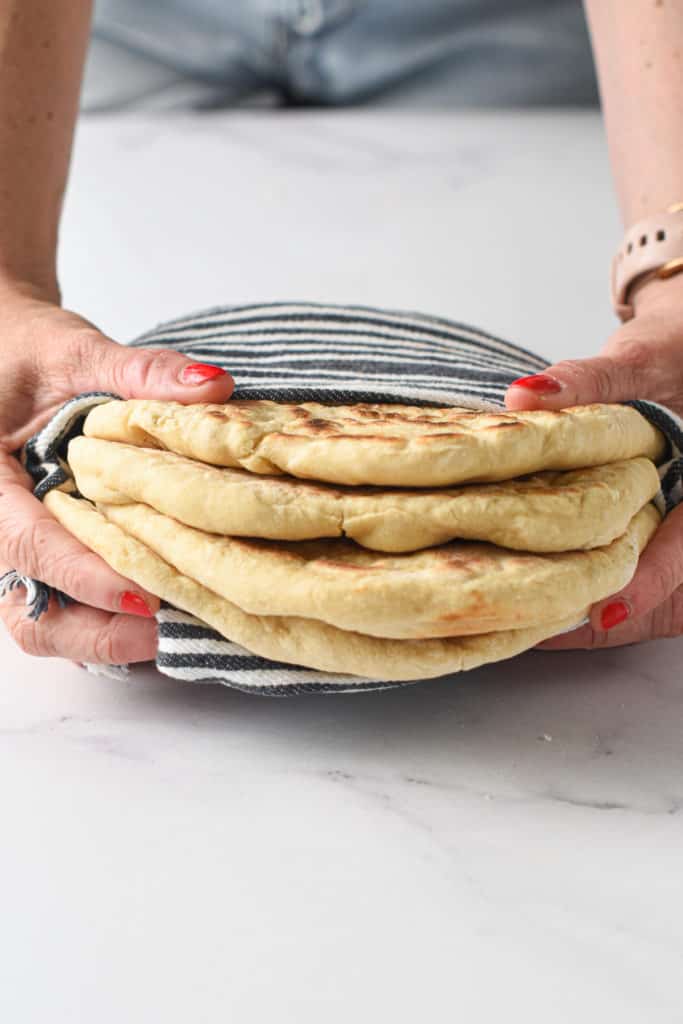 2-Ingredient Flatbread - The Conscious Plant Kitchen