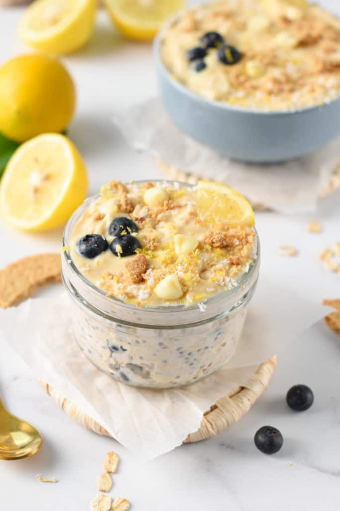 Lemon Overnight Oats - The Conscious Plant Kitchen