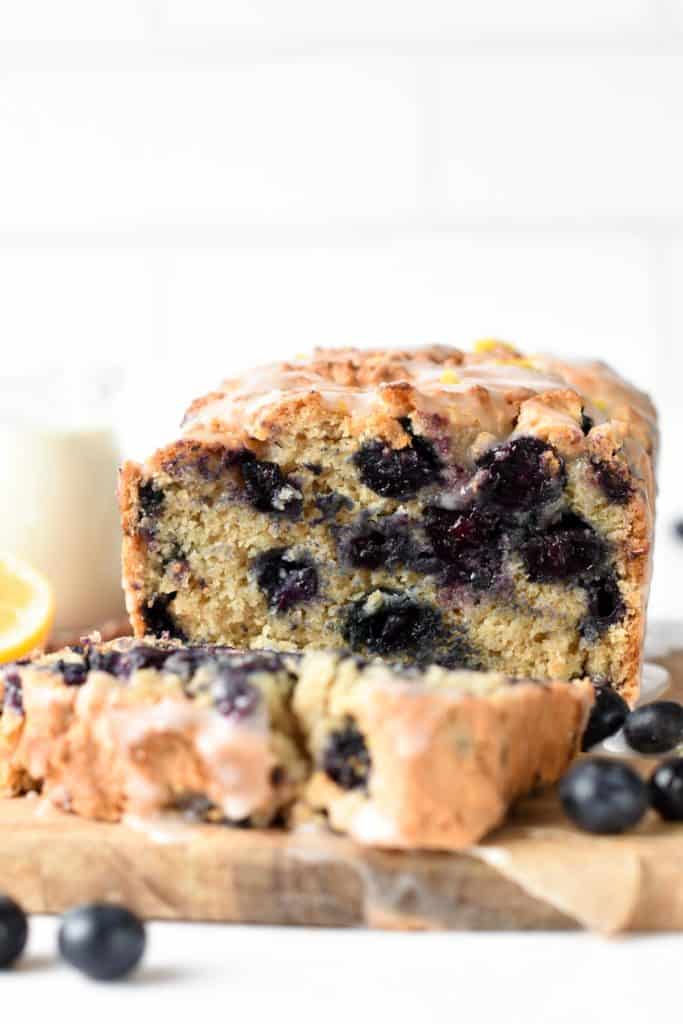 Healthy Blueberry Bread (No Eggs, No Dairy, No Gluten) - The Conscious ...