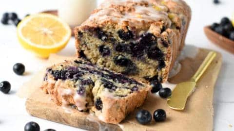 Healthy Blueberry Bread (No Eggs, No Dairy, No Gluten) - The Conscious ...