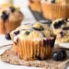 Vegan Blueberry Muffins - The Conscious Plant Kitchen - TCPK