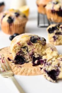 Vegan Blueberry Muffins - The Conscious Plant Kitchen - TCPK