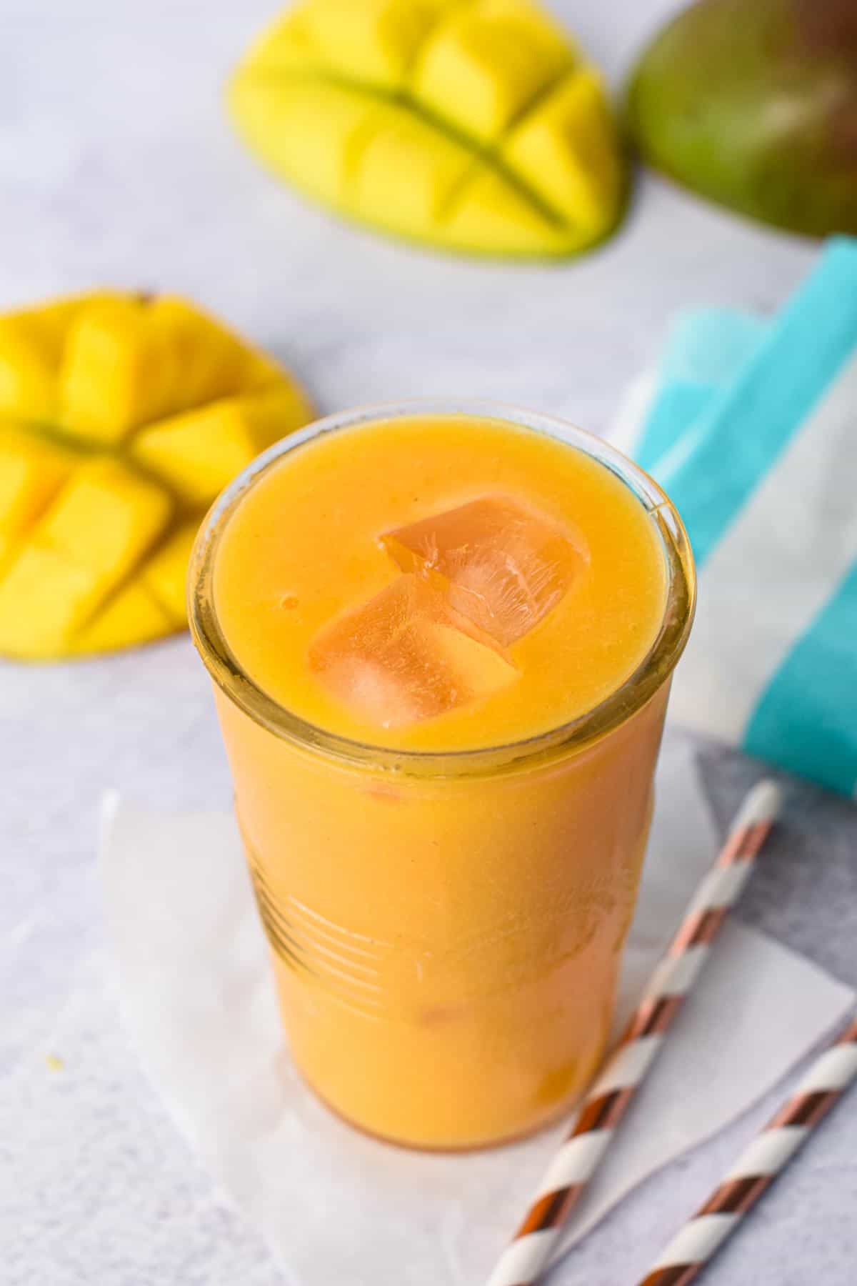Easy Mango Juice (2 Ingredients)