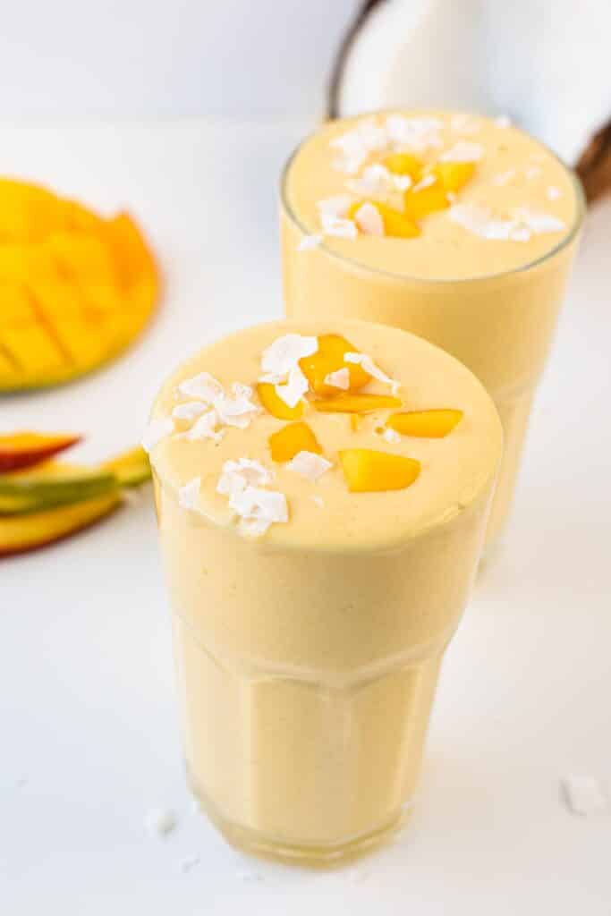 Mango Protein Smoothie - The Conscious Plant Kitchen