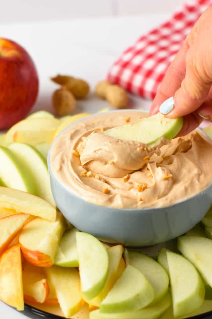 Peanut Butter Dip (6g Protein, 110kcal) - The Conscious Plant Kitchen