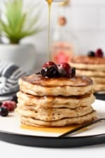 Protein Pancakes (15g Protein, No Eggs) - The Conscious Plant Kitchen