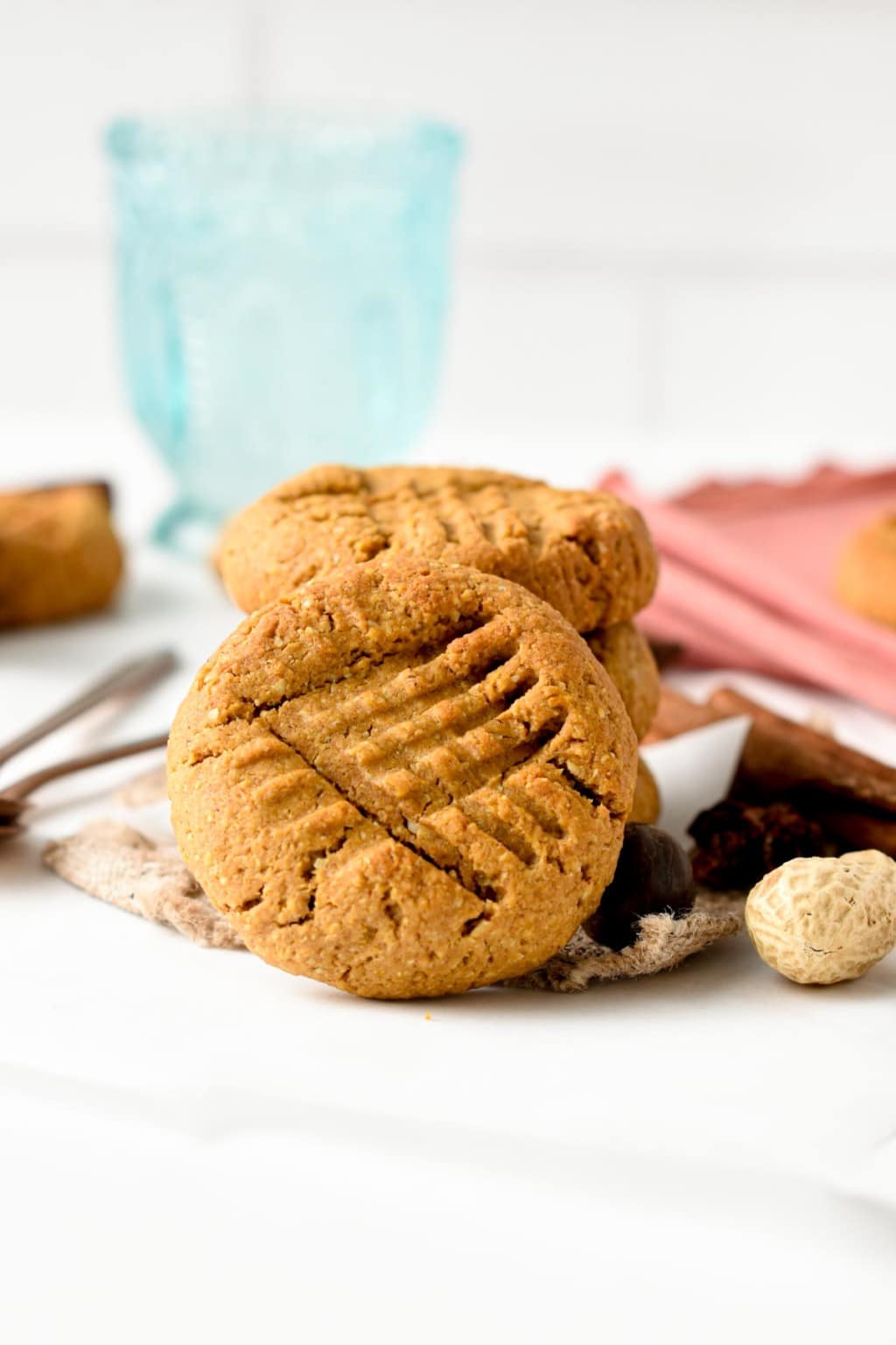 Pumpkin Peanut Butter Cookies - The Conscious Plant Kitchen