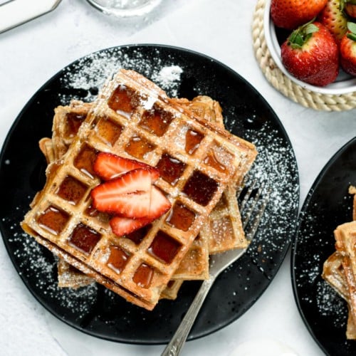 Buckwheat Waffles - The Conscious Plant Kitchen