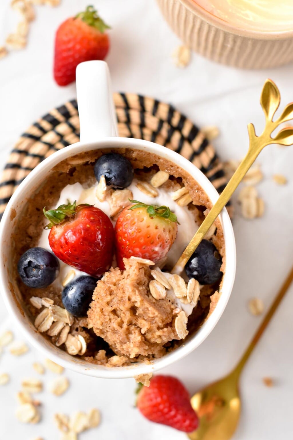 Oatmeal Mug Cake The Conscious Plant Kitchen